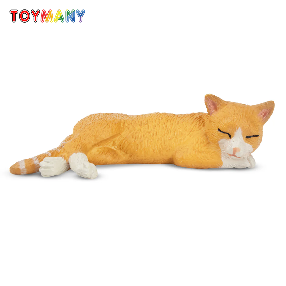 Pet Supplies Delivery - Toymany محاكاة الكذب البرتقال القط القط