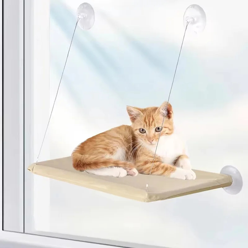سرير قطط ناعم للغاية يُعلق على - مراجعة Cat Window Perch وسعره