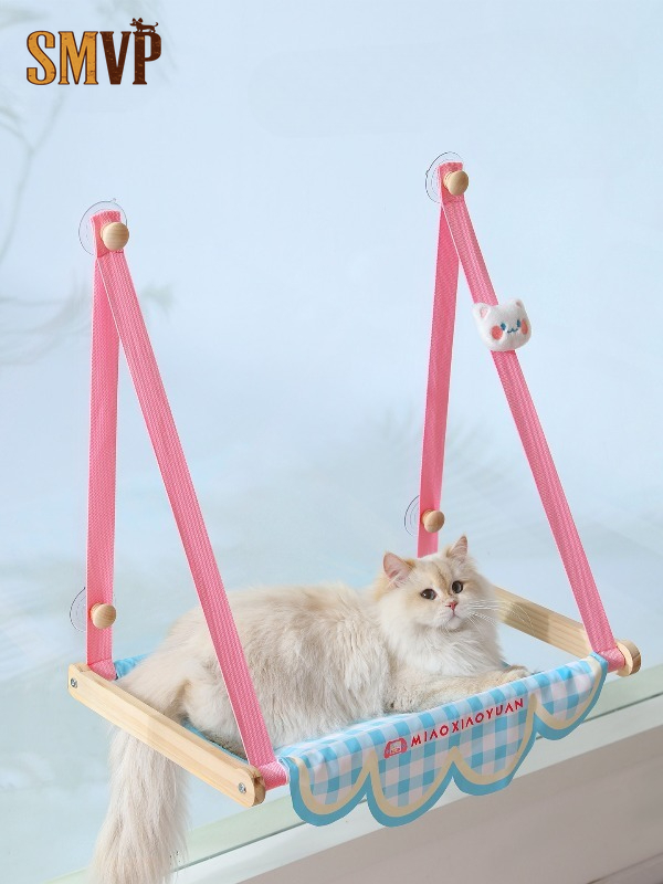 سرير قطط معلق على النافذة بلون - مراجعة Cat Window Perch وسعره