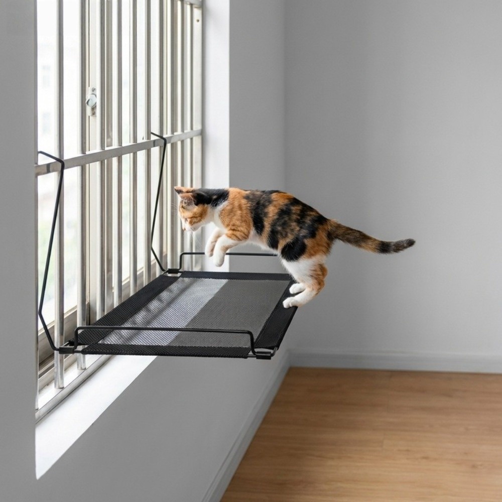 سرير قطط للنافذة من الشبك المس - مراجعة Cat Window Perch وسعره